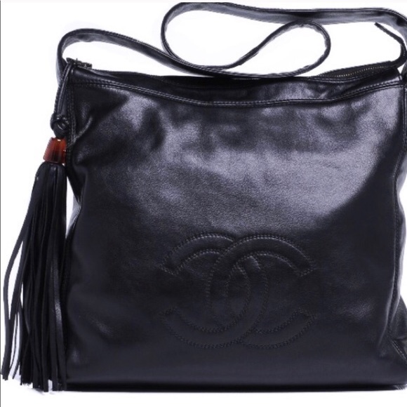 CHANEL Handbags - Rare vintage authentic CHANEL  bag with tassel